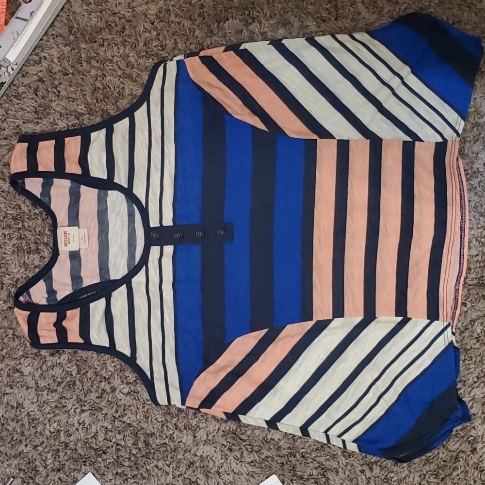 Mossimo racerback striped tank top